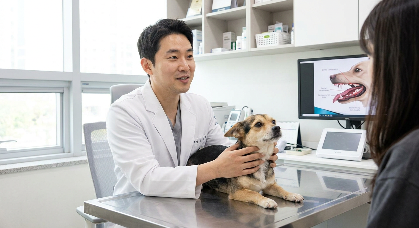 인천 남동구 논현동 동물병원, 강아지 입냄새가 고민이라면?