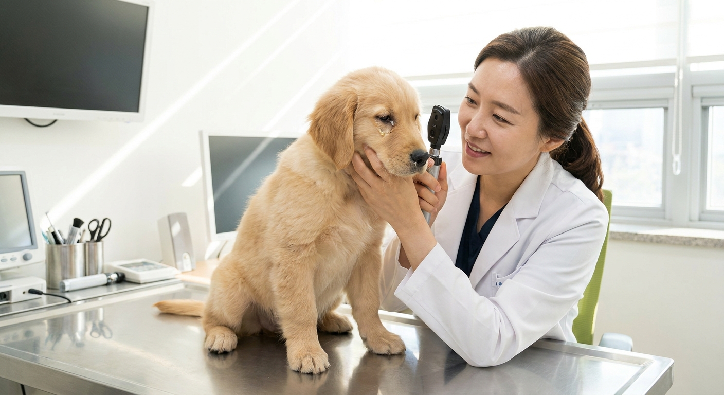 인천 가정동 강아지 눈곱 많이 껴서 검사 가능한 동물병원 어디인가요