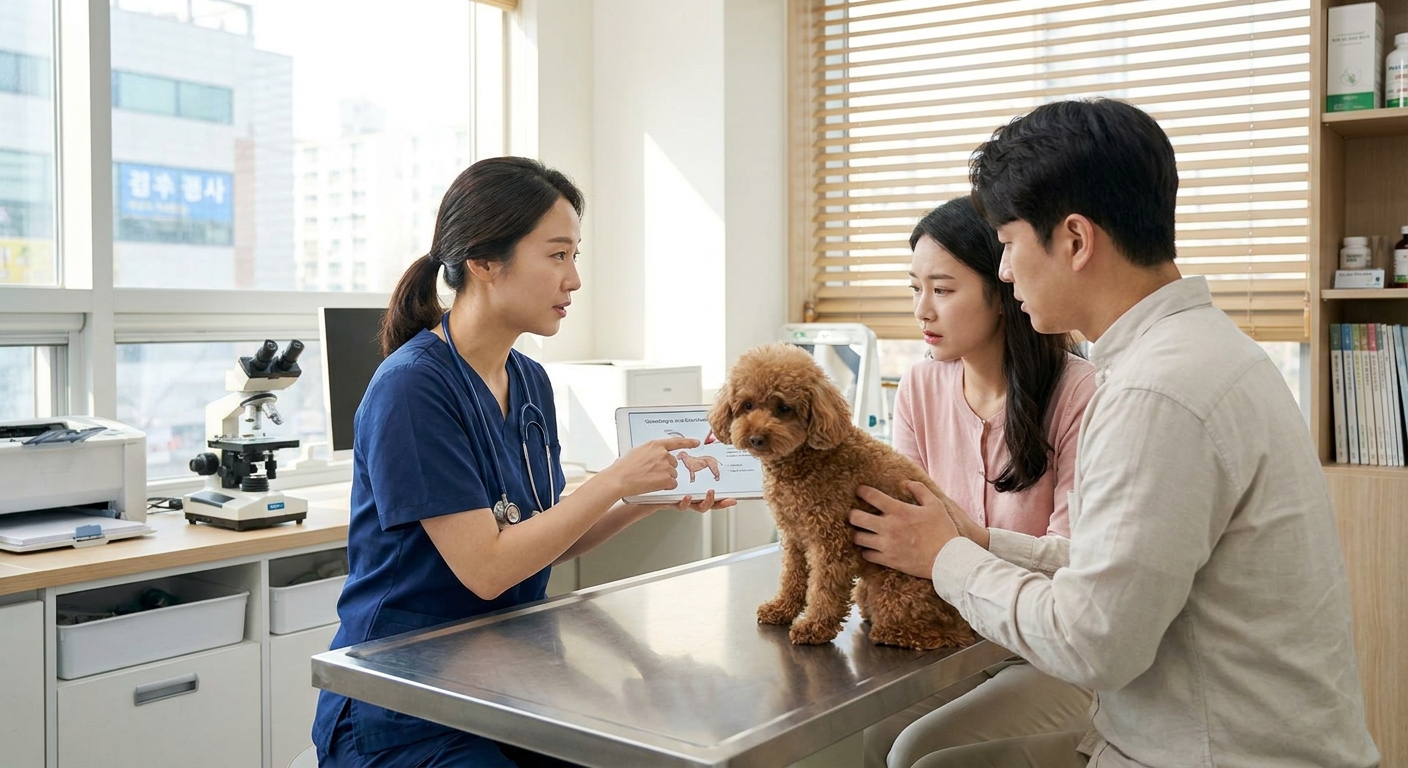 인천 심곡동 강아지 구토 설사 증상 봐줄 동물병원 알려주세요